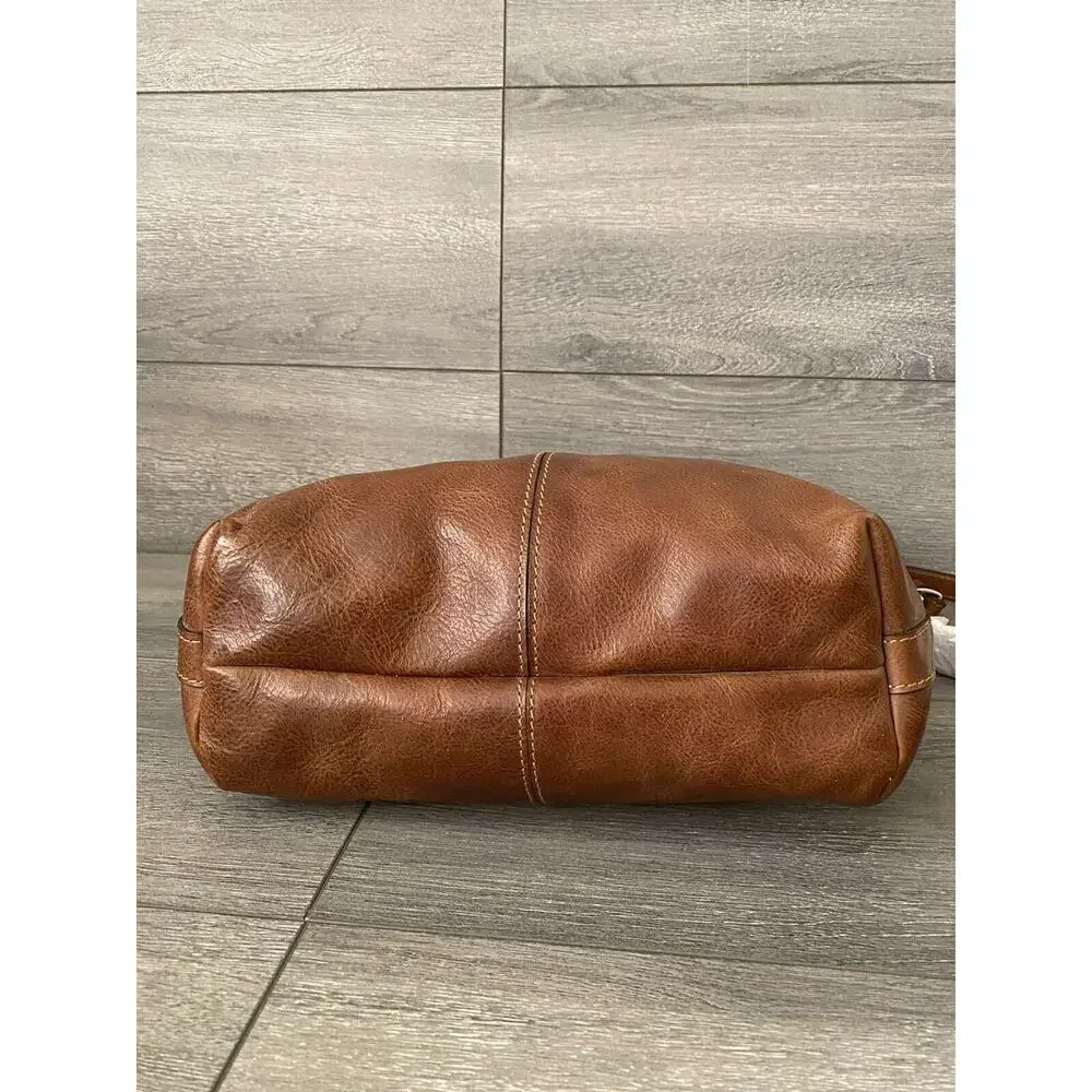 Patricia Nash Analia Top Handle Crossbody Tote Cognac Bag A396721
